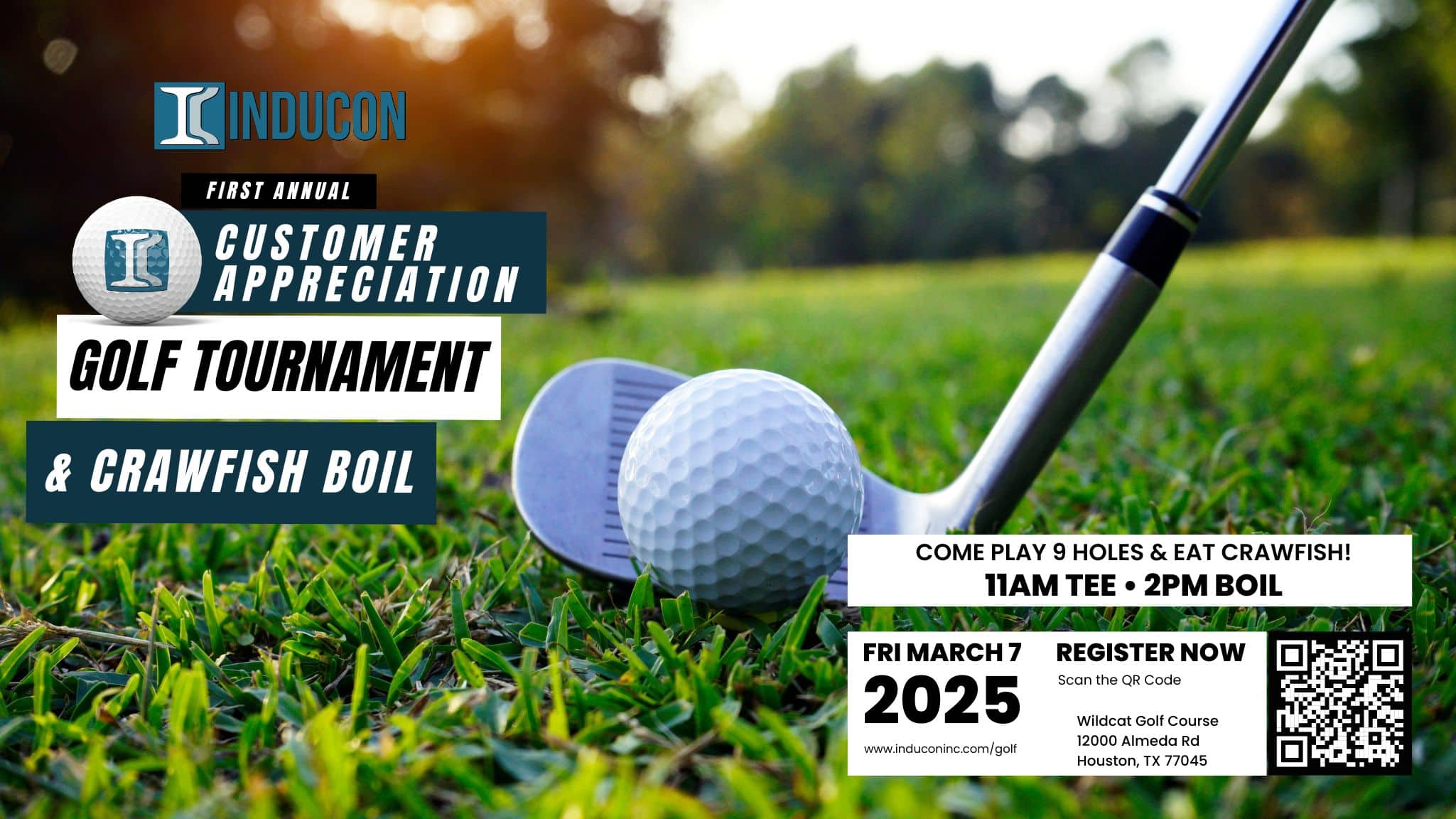 Inducon Annual Golf Tournament Potrait Flyer Website | INDUCON INC